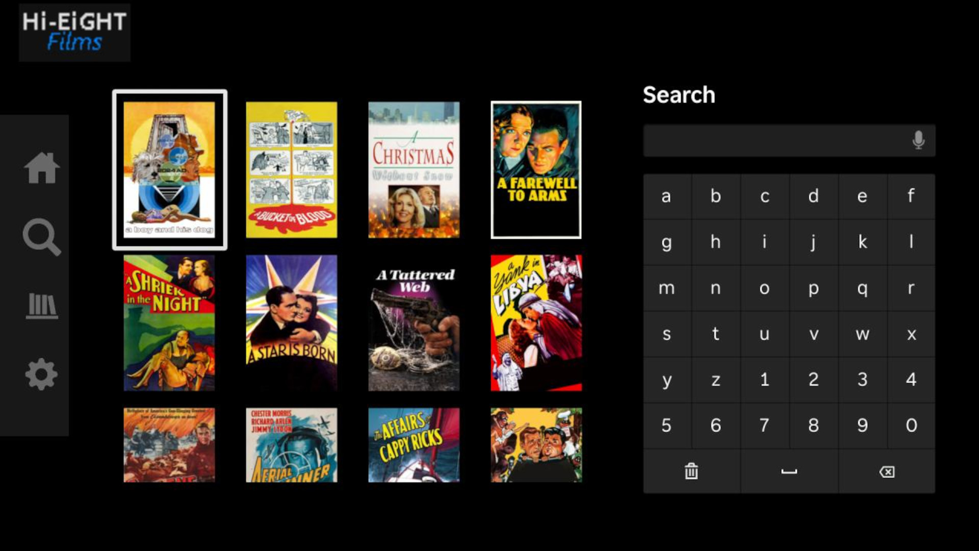 Roku search page